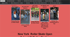 Desktop Screenshot of newyorkrollerskateopen.com