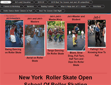 Tablet Screenshot of newyorkrollerskateopen.com